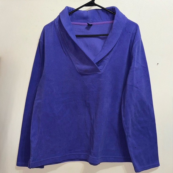 Sweaters - Purple V-Neck Pullover Sweater